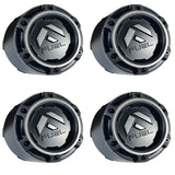 Fuel Offroad Wheel Matte Black and Gun Metal Center Cap #1005-49TGD (4 CAPS) NEW D680 Rebel