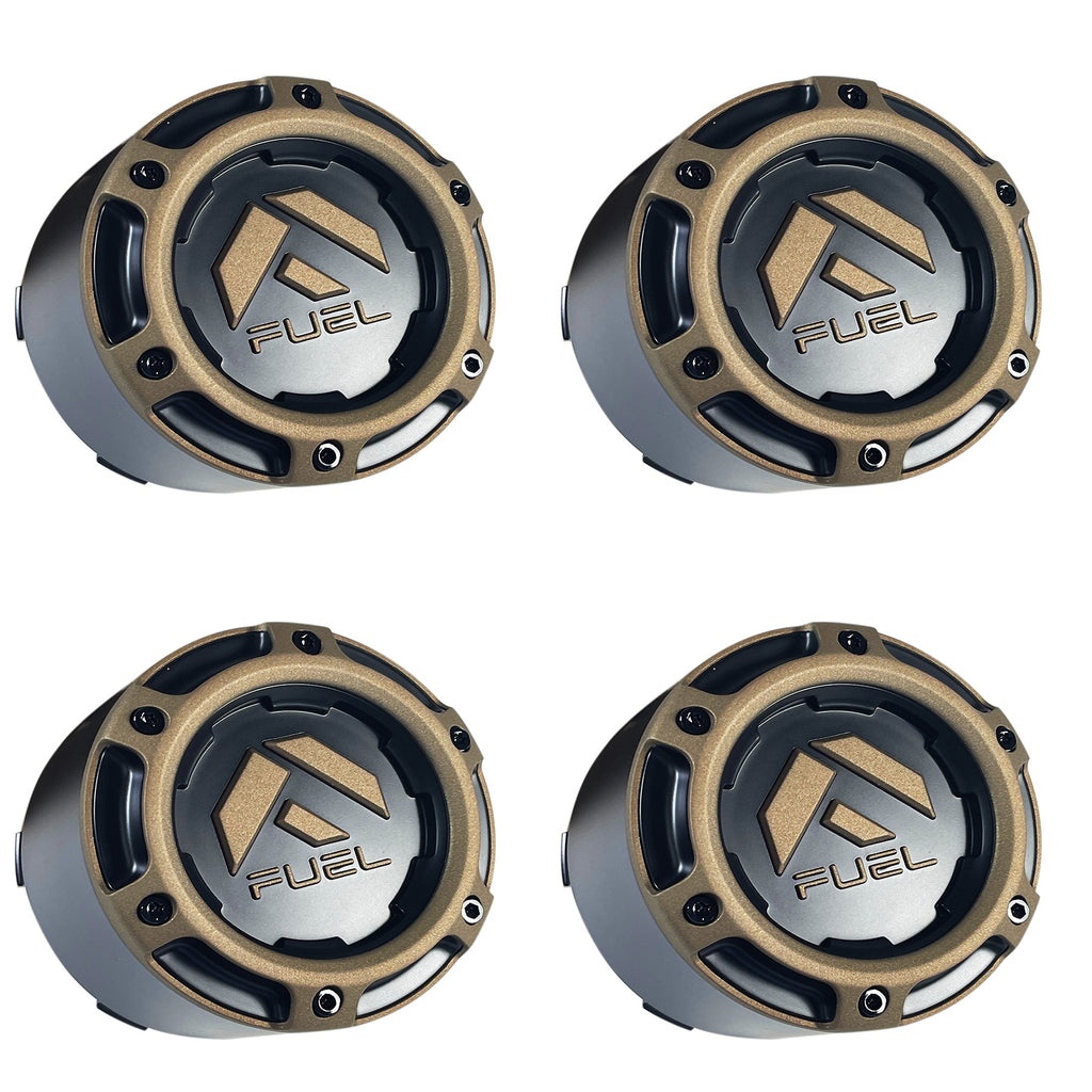 Fuel Rims Caps 1005-49TGD Fuel Offroad Wheels Flat Black 8-Lug Center Cap Caps ...