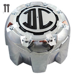 2 Crave Wheels Chrome Custom Wheel Center Cap 8-LUG (1 CAP) W/Screws - Wheelcapking