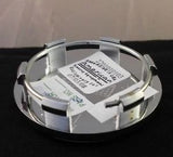 Motegi Wheels Chrome / Black Custom Wheel Center Caps # 2201010103 / SC-10 (4 CAPS)