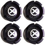 American Racing ATX Series Black Custom Wheel Center Cap Caps # 391K132 (4 CAPS)