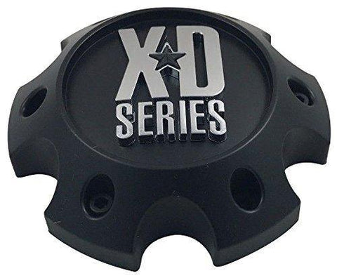 XD Series 1079L140-H34 Flat Black Custom Wheel Center Cap (1 CAP) - Wheelcapking