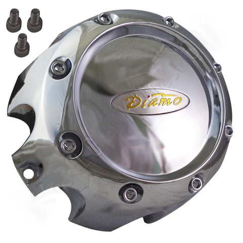 Diamo Wheels 538-B170-8H/CAPD18 Chrome Custom Wheel Center Caps (4 CAPS) - Wheelcapking