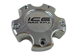 ICE # 173B Chrome Custom Wheel Center Cap (2 CAPS)