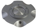 Black Rhino Wheels Silver Custom Wheel Center Caps # C424 (4 CAPS) - Wheelcapking
