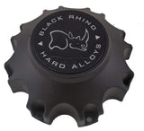 Black Rhino CAP M-791 Matte Black Wheel Center Cap 8 LUG (4 CAPS) - Wheelcapking