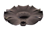 Cabo Wheels Gloss Black Custom Wheel Center Caps # C120301-CAP (4 CAPS) - Wheelcapking