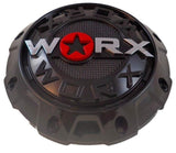 Worx Wheels Gloss Black Custom Wheel Center Caps # A89-8856 / WRX-8856 (4 CAPS) - Wheelcapking