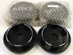 MHT Wheels 1001-85 Custom Center Cap Flat Black (Set of 4)