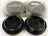 MHT Wheels 1001-85 Custom Center Cap Flat Black (Set of 4)