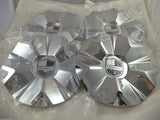 Mossa Wheels Chrome Custom Wheel Center Caps # 748-RWD /MS-CAP-L194 (4 CAPS)