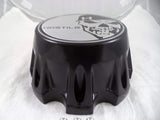 Hostile Wheels Gloss Black/Chrome Skull Logo Custom Center Cap # HC-8004 (1)