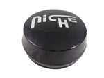 Niche Wheels Aluminum Gloss Black Custom Center Caps # 1014-09-05GBS (1 Cap) - Wheelcapking