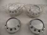 SR Wheels 1001SR1 Silver Custom Wheel Center Caps (4 CAPS) - Wheelcapking