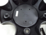 American Outlaw Wheels Flat Black / Red Logo Custom Wheel Center Caps BC-787S (4 CAPS) - Wheelcapking