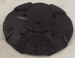 2 Crave C518702 Wheels Gloss Black Center Caps (1 CAP) - Wheelcapking