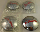 LIMITED by MHT Wheels 1000-33 Chrome Custom Wheel Center Caps (4 CAPS)