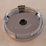 Miro Wheels Chrome / Black Custom Wheel Center Caps # E030 (4 CAPS) - Wheelcapking