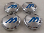 Mach by 2 Crave Wheels C072-1 Chrome Custom Wheel Center Caps (4 CAPS)