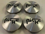 Niche Wheels Chrome Custom Wheel Center Caps # 1003-04 (4 CAPS) - Wheelcapking