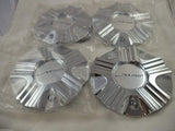Mossa Wheels Chrome Custom Wheel Center Caps # C-743 / CAP-743C (4 CAPS)