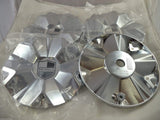 Mossa Wheels Chrome Custom Wheel Center Caps # 748-RWD /MS-CAP-L194 (4 CAPS)