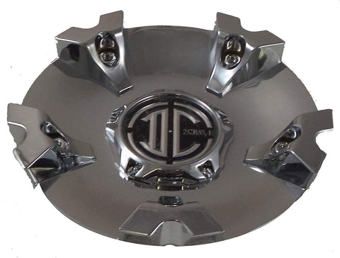 2 Crave Wheels Chrome Lug Wheel Center Caps QTY 4 # CAP-N018 - Wheelcapking