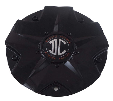 2 Crave C518702 Wheels Gloss Black Center Caps (4 CAPS) - Wheelcapking