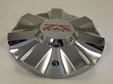 TEZZEN Wheels DECO RWD Chrome Custom Wheel Center Caps (4 CAPS) - Wheelcapking