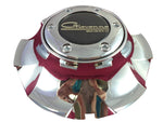 Giovanna Wheels Chrome Custom Wheel Center Cap # 136C (4 CAPS)