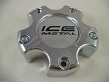 ICE # 173B Chrome Custom Wheel Center Cap (4 CAPS)