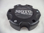 Moto Metal MO909B6139YB Flat Black Wheel Center Caps (1 CAP) - Wheelcapking