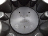 American Outlaw Wheels Flat Black / Chrome Custom Wheel Center Caps # BC-788S (4 CAPS) - Wheelcapking