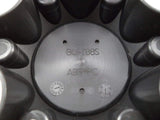 American Outlaw Wheels Flat Black / Red Logo Custom Wheel Center Caps # BC-788S (1 CAP) - Wheelcapking