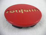 RotiForm Red/Gold Emblem Custom Wheel Center Caps # 1003-40RG (4 CAPS) - Wheelcapking