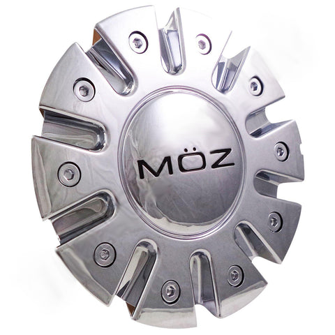 Moz Wheels Chrome Custom Wheel Center Cap # 7770-15 (4 CAPS)