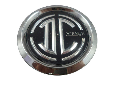 2 Crave Wheels C109101CAP Chrome Custom Wheel Center Caps (4 CAPS) - Wheelcapking