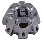 Hostile Wheels Chrome Custom Center Cap # HC-8802 / HC-8802C (1 Cap)