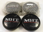 MHT Wheels 1001-85 Custom Center Cap Flat Black (Set of 4)