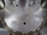 American Outlaw Wheels Chrome Black / Red Logo Custom Wheel Center Caps # BC-786S (1 CAP) - Wheelcapking