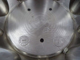 American Outlaw Wheels Chrome Black / Red Logo Custom Wheel Center Caps # BC-786S (1 CAP) - Wheelcapking