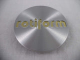 RotiForm Silver Custom Wheel Center Caps # 1003-40MG Gold Emblem (1 CAP)