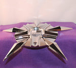 Mossa Wheels Custom Center Cap Chrome (Set of 4) # MS-CAP-L221 Turin-FWD C-730 71222-4 - Wheelcapking