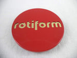 RotiForm Red/Gold Emblem Custom Wheel Center Caps # 1003-40RG (1 Cap)