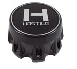 Hostile Wheels Gloss Black/Black H Logo Custom Center Cap # HC-8004 (1)