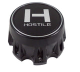 Hostile Wheels Satin Black/Black H Logo Custom Center Cap # HC-8004 (1)