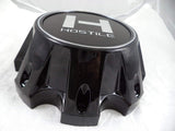 Hostile Wheels Gloss Black/Black H Logo Custom Center Cap # HC-8006 (1)