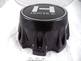 Hostile Wheels Gloss Black/Black H Logo Custom Center Cap # HC-8004 (1)