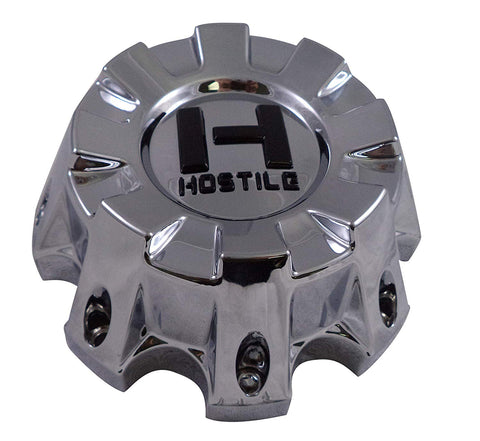 Hostile Wheels Chrome Custom Center Cap # HC-8001 / HC-8001C (1 Cap)