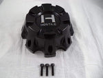 Hostile Wheels Satin Black Custom Wheel Center Cap # HC-8002 / HC-8002B (1 Cap)